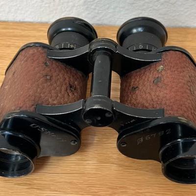 Pair Of US Navy Military Stereo 6x30 Navy Binoculars Crown Optical Company