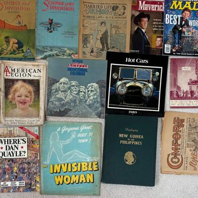 Assorted Vintage And Antique Magazines - Comfort 1915, The Invisible Woman, Science And Invention 1924, Etc.