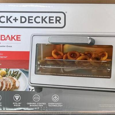 Black & Decker Crisp'n Bake Pro 4-slice Air Fryer Toaster Oven In Original Box
