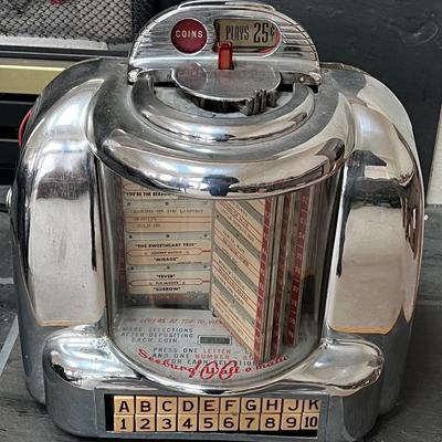 Vintage Seeburg Wall-o-matic Counter Top Jukebox (as Is) For Parts Or Repair
