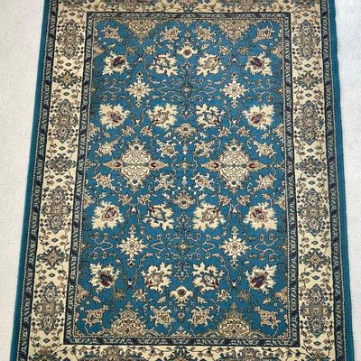 Castello Cobalt 65x91" 100 Percent Polypropylene Rug