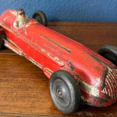 1950's Auburn Open Racer Toy Hot Rod Molded Rubber Vehicle USA