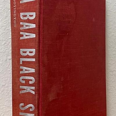 
1958 Baa Baa Black Sheep Signed By Pappy Boington Hardback Book