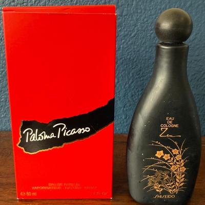 Paloma Picasso Perfume NIB And Zen Shiseido Full Cologne