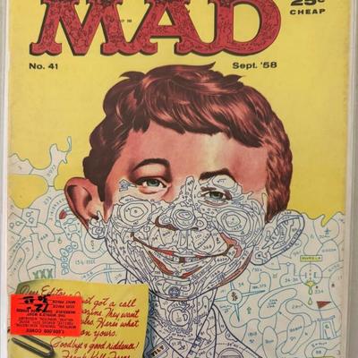 Sep. 1958 Sleeved MAD Magazine No. 41