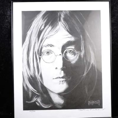 Bradford J. Salamon John Lennon Lithograph – Signed & Numbered 60/250