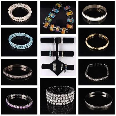Vintage Assortment Of Women's Costume Jewelry Bracelets