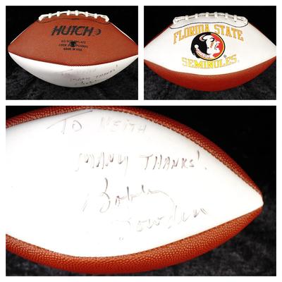 Authentic Bobby Bowden Signed Florida State Football - Personalized Inscription