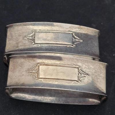 Sterling Silver Napkin Ring Holders (40 Grams)