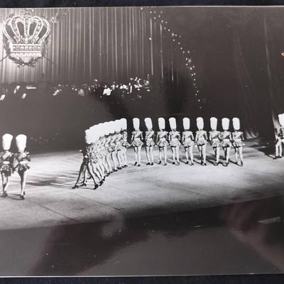 Radio City Rockettes Vintage Exclusive Black And White Photograph #2