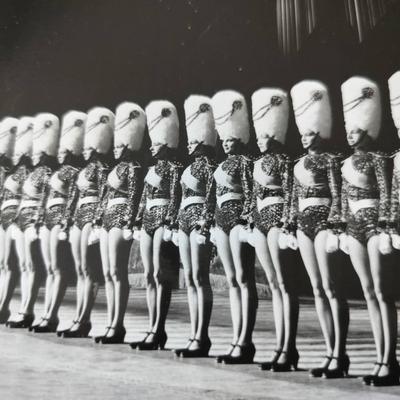 Vintage Radio City Music Hall Rockettes Black And White Photograph 5-287-25