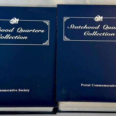 Statehood Quarters & Stamps Collection Complete Set Volumes 1 and 2