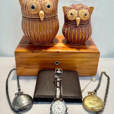 Eclectic Trinkets - Kitt Peak Observatory Pocket Compass, Rattan Owl Baskets And More