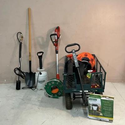 Garden Utility Cart, Yard Tools, & More