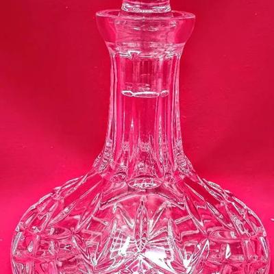 Waterford Crystal Ship's Decanter with Original Matching Stopper