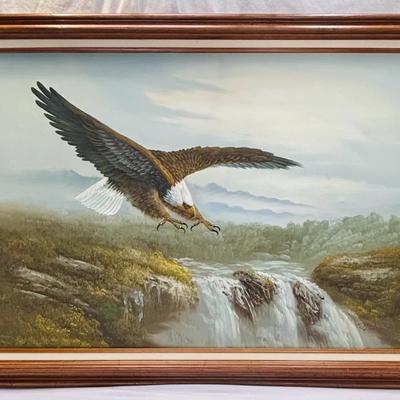 W. Amadio, Original Oil Painting on Canvas 