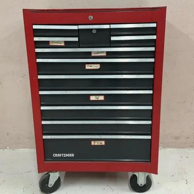 Craftsman Rolling Tool Cabinet W/ Handyman’s Treasures 