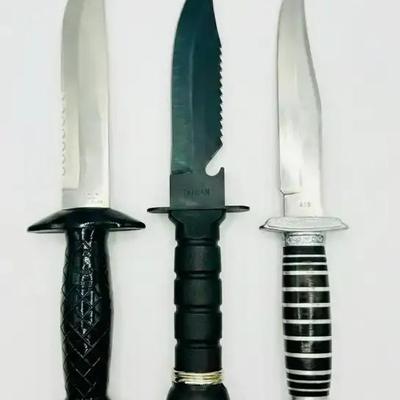 Aqua Lung US Divers Knife & Edge Brand Frontier Knife + More! 