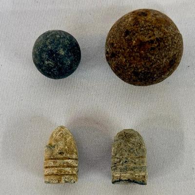 Civil War Minie Balls and Musket Balls