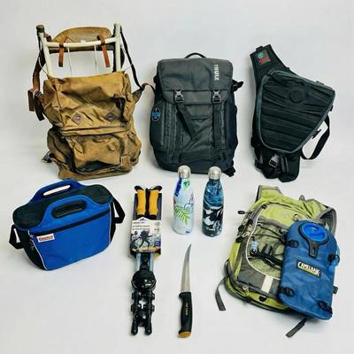 Outdoor, Camping & Hiking Gear - Vintage And Modern Backpacking, Brand New Trekking Poles +