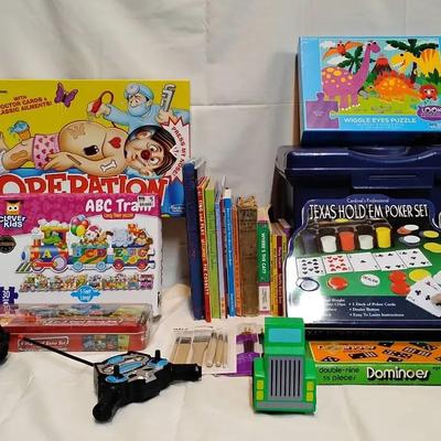 Board Games, Puzzles, Toys & Books