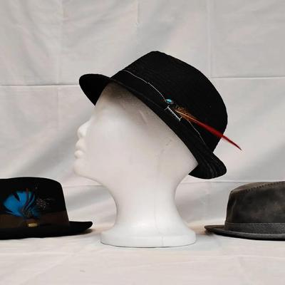 3 Men’s Premium Hats: Stetson, Scala, & American Hat Makers