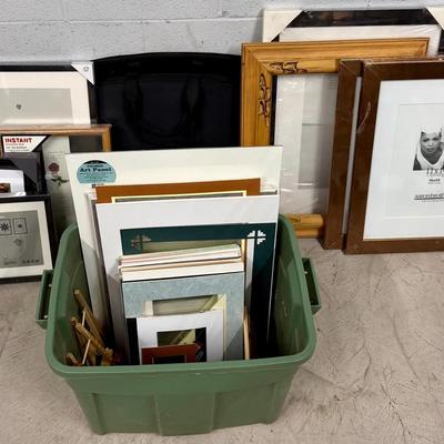 Large Lot of Framing & Matting Supplies / Three Art Portfolios