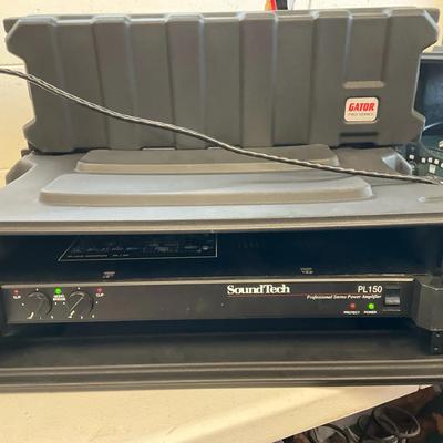 Sound tech pL 150 Professional Power Amplifier With Gator Pro Series Case