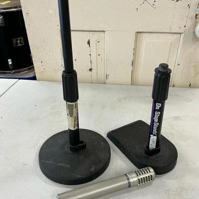 Realistic Microphone And Mic Stands