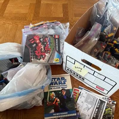 A box of loose legos