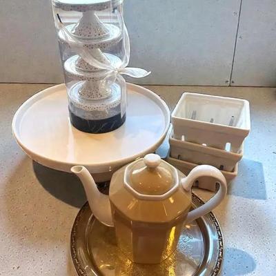 Fitz floyd, grace teaware, crate & barrel & others