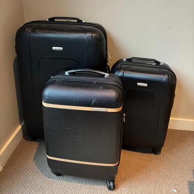 Samsonite hard shell suitcases