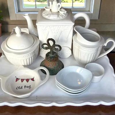 Lenox butlers pantry tea pot other pieces