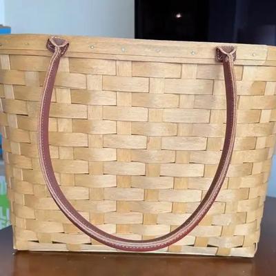 Longaberger signed basket