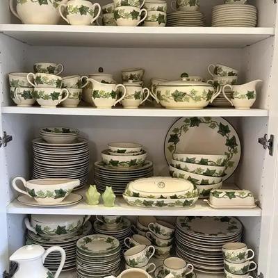 Franciscan green ivy" dinnerware the “i love lucy” collection