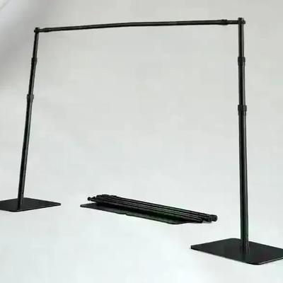 Two adjustable backdrop stands