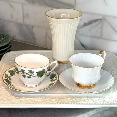 Lenox ceramica stefani, royal albert & crown staffordshire