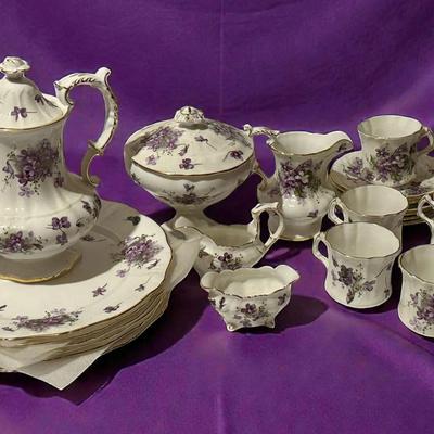 Hammersley victorian violets" bone china