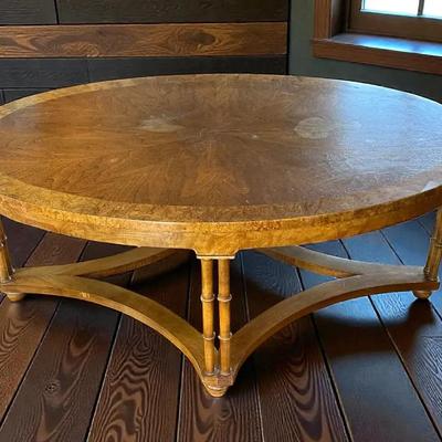 Baker wood coffee table