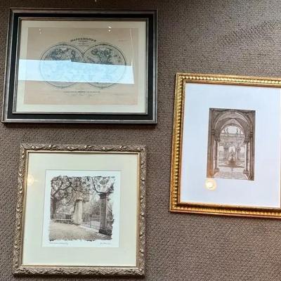 Framed prints italy france