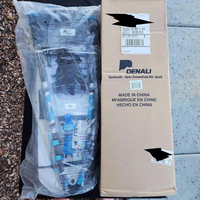 (2) Pairs of Denali Snow Shoes - New With Tags, One In Box, 8x25 Sawtooth Spin Kit