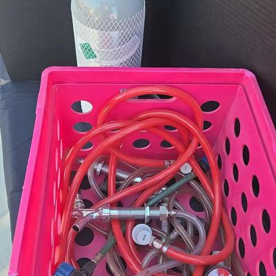 Kegerator Beer Setup Kit - Attaches To Your Fridge With Refillable Cylinders & Components