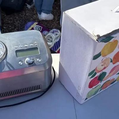 NEW in Packaging - Nama Cold Press Juicer & Breville Ice Cream Maker - Untested