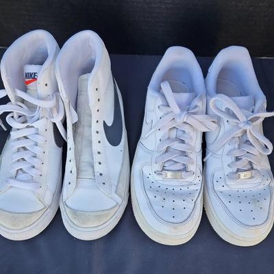 Nike Blazer Mid US Y4 & Nike Air Force 1 - US 6 Sneakers / Shoes / Athletic Wear