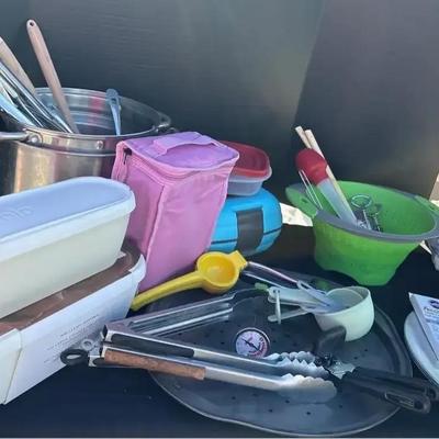 Home Ready - Kitchen Aid Hand Mixer, Utensils, Wilton Pizza Pan, Stockpot & More