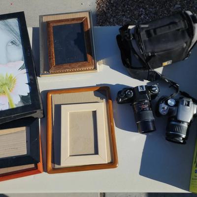 Take a Picture - Canon EOS Rebel XT Camera, Film & Digital, Sears KS-1, Tripod, & Photo Frames