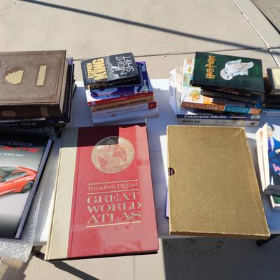 Books! Variety Of Books - Coffee Table, Cookbooks, Anime, Reference, Corvettes, Atlas, Harry Potter 