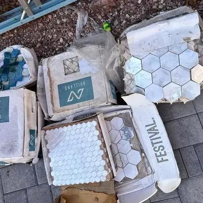 Ready for that Project! Assortment Of Ceramic Tile for Home Improvement, Mix & Match