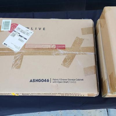 New! Home Organizers - Fabric 1 Drawer Storage Cabinet, Over The Door, Pull-out Cabinet Organizers