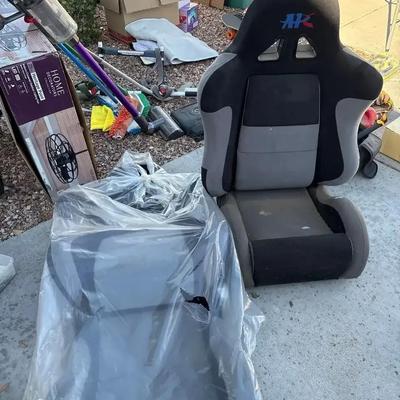 NEW!  2 APC Racing Seats / Gaming Chairs - One Still in Original Packaging